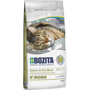 Bozita Indoor & Sterilised kattenvoer 2 kg