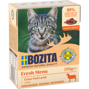 Bozita met lam stukjes in saus natvoer kat 12 x 370 g