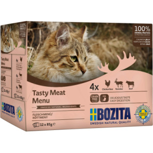 Bozita vlees in gelei multipack natvoer kat 2 trays (24 x 85 g)