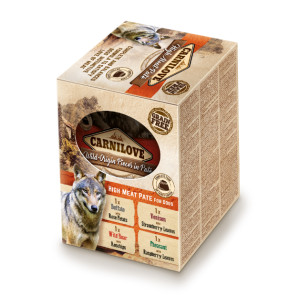 Carnilove natvoer hond multipack (zakjes) 8 x 300 gr
