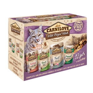 Carnilove natvoer kat multipack (zakjes) 12 x 85 g