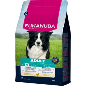 Eukanuba Adult Medium kip hondenvoer 3 kg