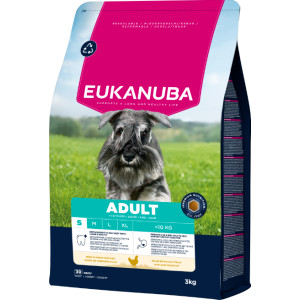 Eukanuba Adult Small kip hondenvoer 2 x 7,5 kg