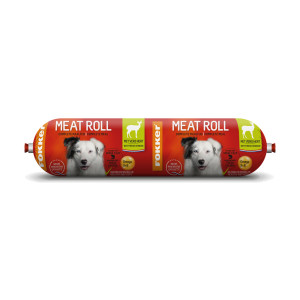 Fokker Meat Roll kip met hert en zalm hondenvoer 5 x 800 g