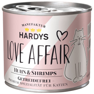 Hardys Love Affair kip met garnalen natvoer kat (blik) 12 x 200 g