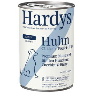 Hardys Sensitiv kip met courgette en peer natvoer hond 12 x 400 g