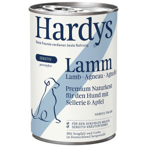 Hardys Sensitiv lam met selderij en appel natvoer hond 24 x 800 g