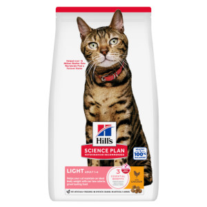 Hill's Adult Light met kip kattenvoer 2 x 10 kg