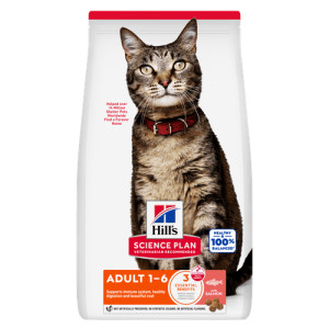 Hill's Adult met zalm kattenvoer 2 x 10 kg