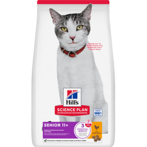 Hill's Senior 11+ met kip kattenvoer 3 kg
