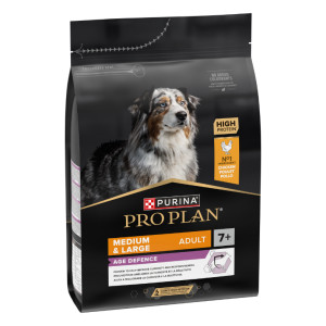 Pro Plan Medium & Large Adult 7+ Age Defence met kip hondenvoer 3 kg