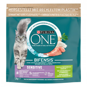Purina One Sensitive met kalkoen kattenvoer 2 x 1,5 kg