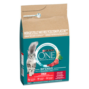 Purina One Sterilcat met rund kattenvoer 2 x 3 kg