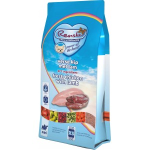 Renske Mini Super Premium vers bereid kip met lam hondenvoer 6,5 kg