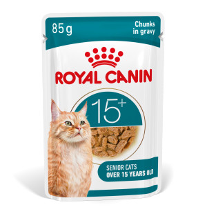 Royal Canin Ageing 15+ natvoer kat (in saus) 2 dozen (24 x 85 g)