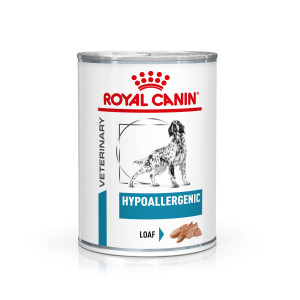 Royal Canin Veterinary Hypoallergenic natvoer hond (paté, 400 g) 4 trays (48 x 400 g)