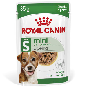 Royal Canin Mini Ageing natvoer hond (in saus) 2 dozen (24 x 85 g)
