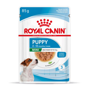 Royal Canin Mini Puppy natvoer hond (in saus) 1 doos (12 x 85 g)