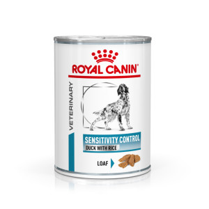 Royal Canin Veterinary Sensitivity Control eend met rijst natvoer hond (paté) 1 tray (12 x 410 g)