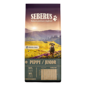 Seberus Puppy Junior - natuurlijk graanvrij hondenvoer 2 x 3 kg