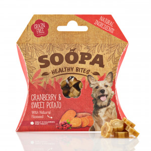 Soopa Bites Cranberry & Zoete Aardappel hondensnack 50 g