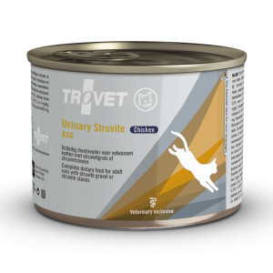 Trovet Urinary Struvite ASD met kip natvoer kat blikjes 6 x 200 g