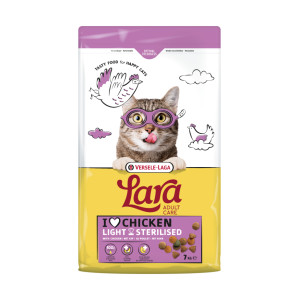 Versele-Laga Lara Adult Care Light/Sterilised kip kattenvoer 2 x 1,9 kg